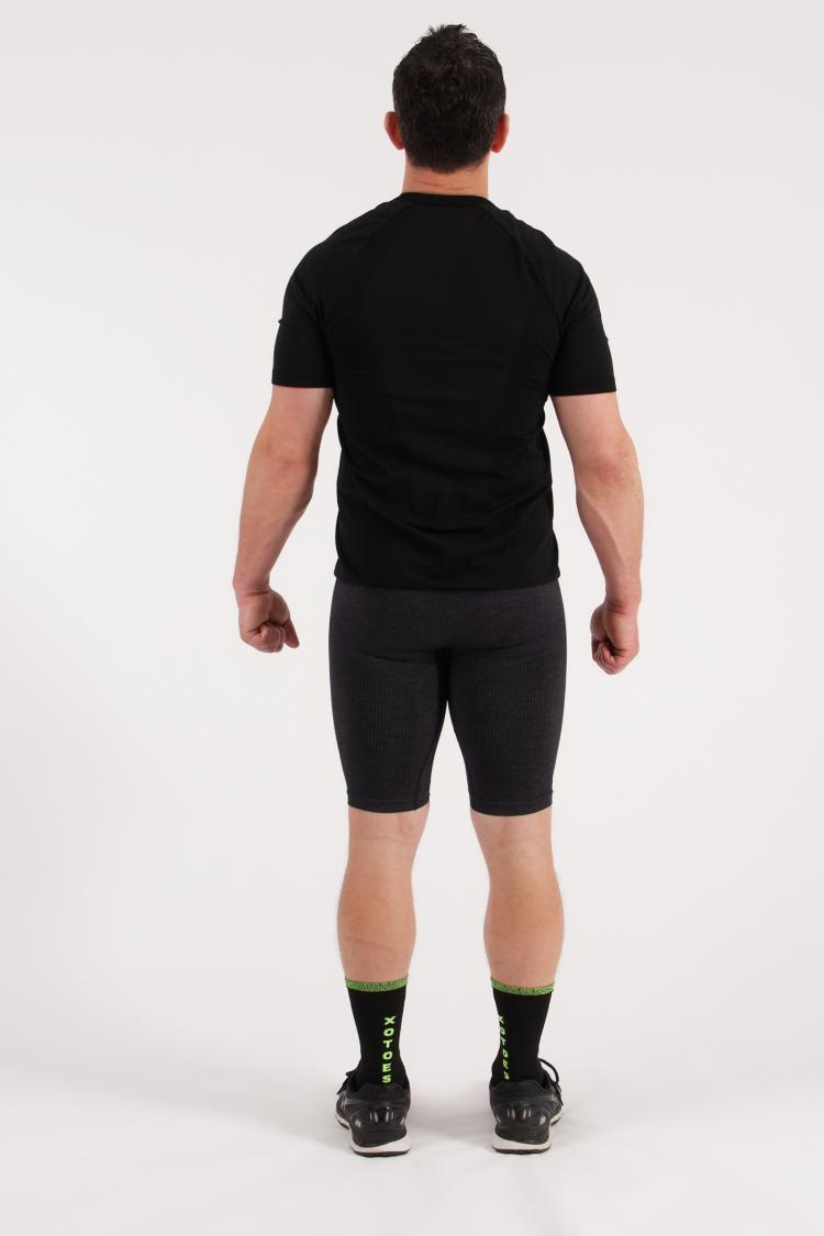 4.0 Men's MID Compression Shorts 3/4 (Mid Rise Waist) Made in the USA ...